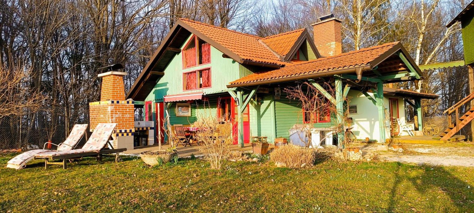 Fairytale Wooden House By Ljubljana Villa Grosuplje Bagian luar foto